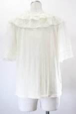 画像2: axes femme / シフォンローズプルオーバー  生成り I-26-08-06-034-AX-TO-TE-ZI (2)