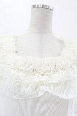 画像4: axes femme / シフォンローズプルオーバー  生成り I-26-08-06-034-AX-TO-TE-ZI (4)