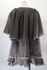 画像2: axes femme / ラッフルスリーブシフォンチュニック M ブラウン I-26-08-06-036-AX-TO-SA-ZI (2)