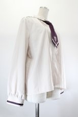 画像3: axes femme / ショートタイセットブラウス L ベージュ I-26-08-06-005-AX-BL-TE-ZI (3)