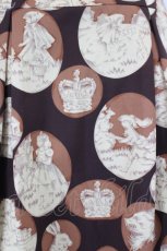 画像3: Jane Marple / フェアリーテイルカメオスカート  ブラウン I-26-08-06-099-JM-SK-SA-ZI (3)