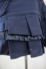 画像4: Ozz oneste / チャイナ風ポケットフラップ付ショートパンツ  ネイビー I-26-08-06-114-OO-PA-SA-ZI (4)
