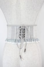 画像2: Ozz oneste / 金具付きコルセット  グレー I-26-08-06-118-OO-ZA-SA-ZI (2)