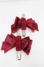 画像2: Hoshibako Works / リフトアップリボンクリップベルト2個セット  赤 I-26-08-06-129-LO-ZA-SA-ZI (2)