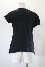 画像2: Jane Marple / クローバー英字Tシャツ  黒Ｘ緑Ｘグレー I-26-08-06-015-JM-TO-SA-ZI (2)