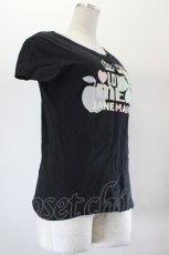 画像3: Jane Marple / クローバー英字Tシャツ  黒Ｘ緑Ｘグレー I-26-08-06-015-JM-TO-SA-ZI (3)