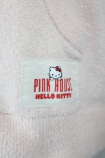 画像4: PINK HOUSE / PINK HOUSE×HELLO KITTY ネコ耳付きフードカーディガン  ピンクＸ赤 I-26-08-07-036-LO-TO-SA-ZI (4)
