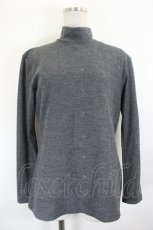 画像1: INGEBORG / ロゴ刺繍ハイネックトップス  グレー I-26-08-07-037-LO-TO-SA-ZI (1)