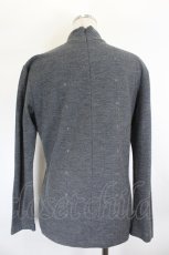 画像2: INGEBORG / ロゴ刺繍ハイネックトップス  グレー I-26-08-07-037-LO-TO-SA-ZI (2)