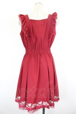 画像2: LIZ LISA / ストロベリー刺繍ジャンスカ 0 赤 I-26-08-07-061-LO-OP-TE-ZI (2)