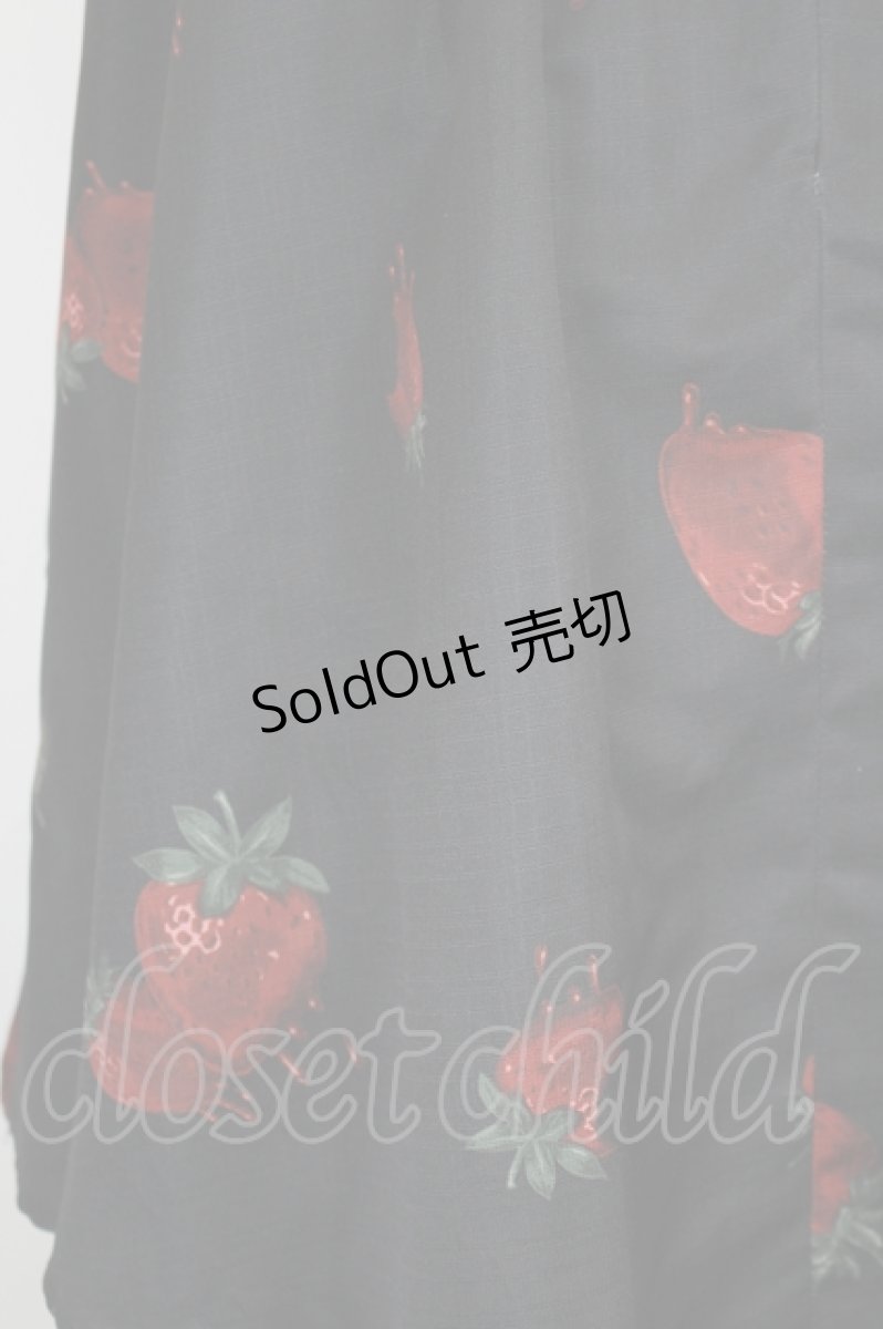画像3: Ank Rouge / Melt Strawberry ワンピース M 黒 I-26-08-07-065-CA-OP-TE-ZI (3)