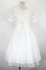 画像1: BABY,THE STARS SHINE BRIGHT / Spring Gardenワンピース  白 I-26-08-07-073-BA-OP-TE-ZI (1)