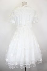 画像2: BABY,THE STARS SHINE BRIGHT / Spring Gardenワンピース  白 I-26-08-07-073-BA-OP-TE-ZI (2)