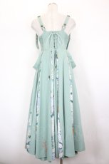 画像2: Ozz oneste /  枝垂れ桜刺繍袴スカート  ミント I-26-08-07-087-OO-SK-TE-ZI (2)