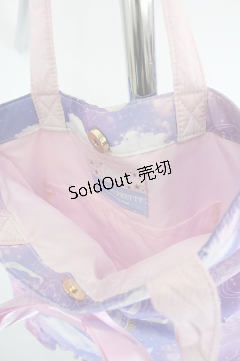 画像3: Angelic Pretty / Dreamy Luna ラプンツェルのトートバッグ  ラベンダー I-26-08-07-108-AP-BG-SA-ZI (3)