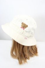 画像2: PINK HOUSE / テディベア刺繍ハット  アイボリー I-26-08-07-111-LO-AC-SA-ZI (2)