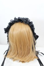 画像3: MR corset / ウィングリボンヘッドドレス  黒 I-26-08-07-114-GO-AC-TE-ZI (3)