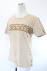 画像3: INGEBORG / ロゴTシャツ  ベージュ I-26-08-07-016-LO-TO-SA-ZI (3)
