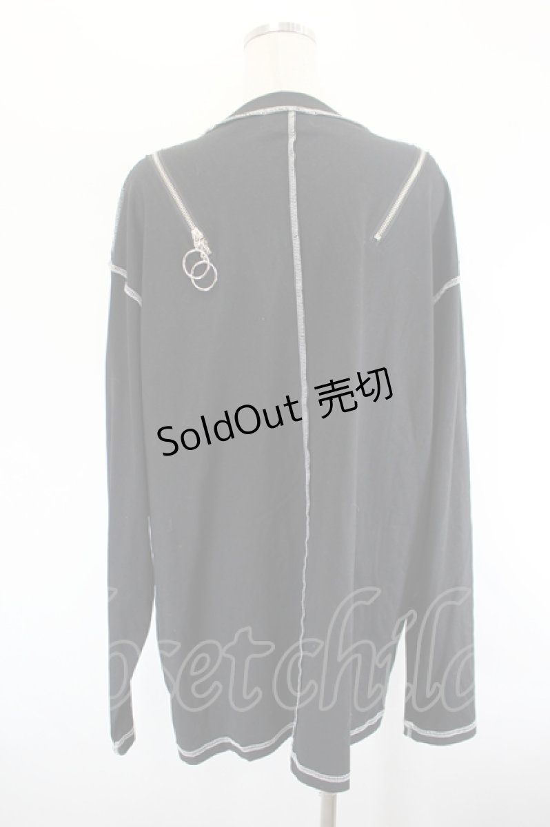画像2: Grrr the Lipper / LloromannicコラボロングスリーブTシャツ  黒 I-26-08-09-029-PU-BL-TE-ZI (2)