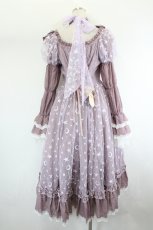 画像3: OFF guide 日常指北 / 月&星チュール長袖ワンピース  パープル I-26-08-09-036-LO-OP-SA-ZI (3)