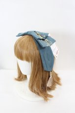 画像6: 仲夏物語 / サイド刺繍長袖ワンピース S 青 I-26-08-09-037-LO-OP-SA-ZI (6)