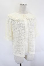 画像3: m petit by misako / AOKレースブラウス M 淡薄橙 I-26-08-09-001-LO-BL-TE-ZI (3)