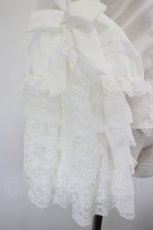 画像4: Dream Lolita / リボンブローチ付き長袖ブラウス M 白 I-26-08-09-009-LO-BL-SA-ZI (4)