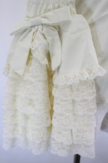 画像4: Dream Lolita / リボンブローチ付き長袖ブラウス M アイボリー I-26-08-09-010-LO-BL-SA-ZI (4)