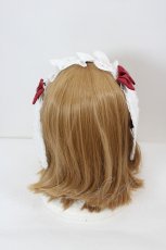 画像3: BABY,THE STARS SHINE BRIGHT / うさくみゃちゃんのうさみみヘッドドレス  白×エンジ I-26-08-09-126-BA-AC-TE-ZI (3)