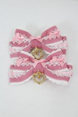 画像1: BABY,THE STARS SHINE BRIGHT / Maison de petit Rubanリボンクリップ  ローズ I-26-08-09-128-BA-AC-TE-ZI (1)