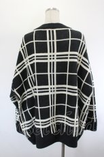 画像2: Honey Cinnamon / 【unisex】大谷映美里コラボビッグシルエットカーディガン  ブラック I-26-08-09-020-LO-TO-SA-ZI (2)