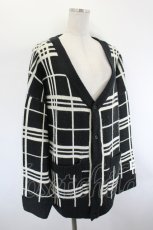 画像3: Honey Cinnamon / 【unisex】大谷映美里コラボビッグシルエットカーディガン  ブラック I-26-08-09-020-LO-TO-SA-ZI (3)