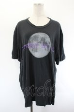 画像1: million dollar orchestra / ムーンプリントTシャツ  黒 I-26-08-11-025-GO-TO-TE-ZI (1)