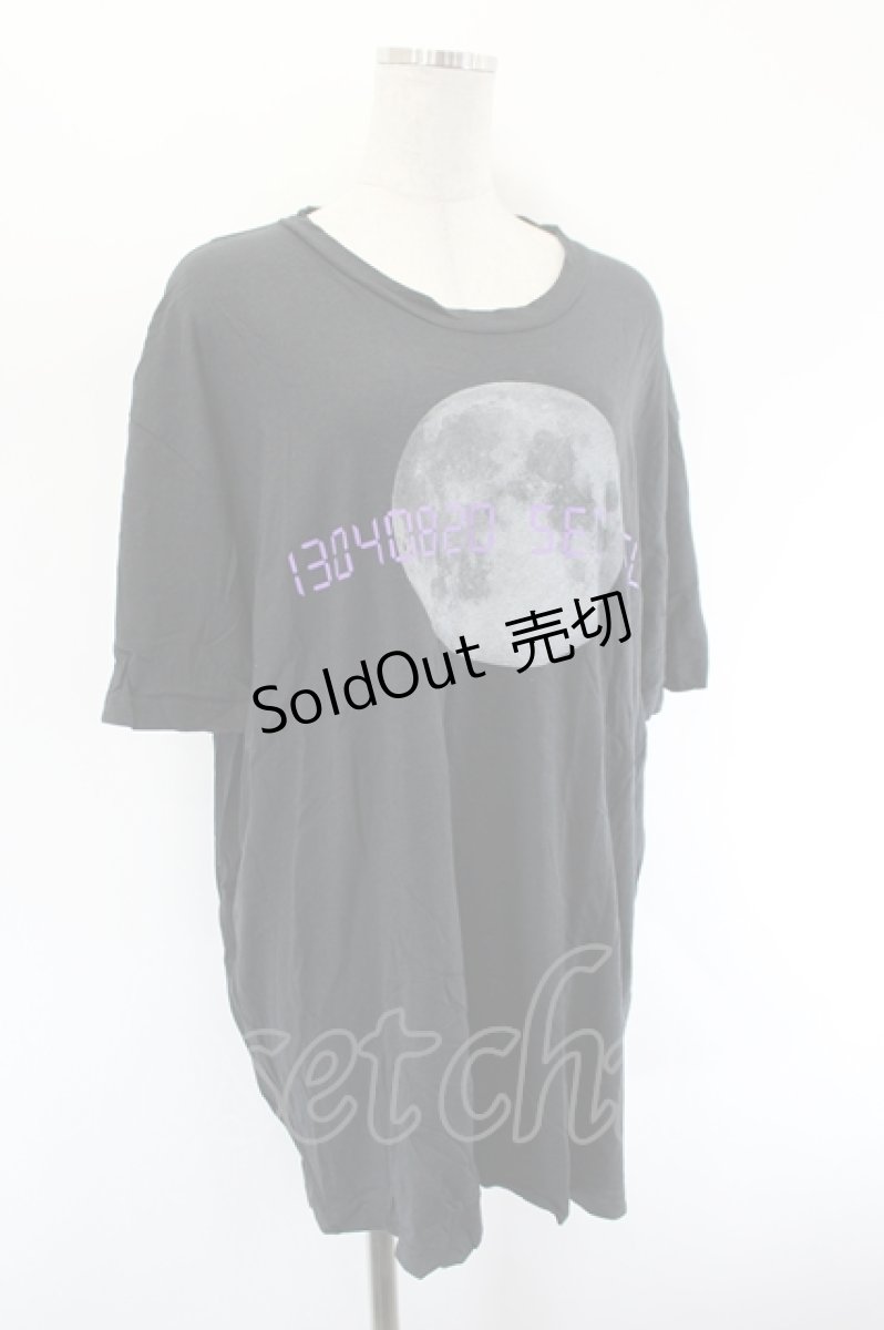 画像3: million dollar orchestra / ムーンプリントTシャツ  黒 I-26-08-11-025-GO-TO-TE-ZI (3)