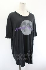 画像3: million dollar orchestra / ムーンプリントTシャツ  黒 I-26-08-11-025-GO-TO-TE-ZI (3)