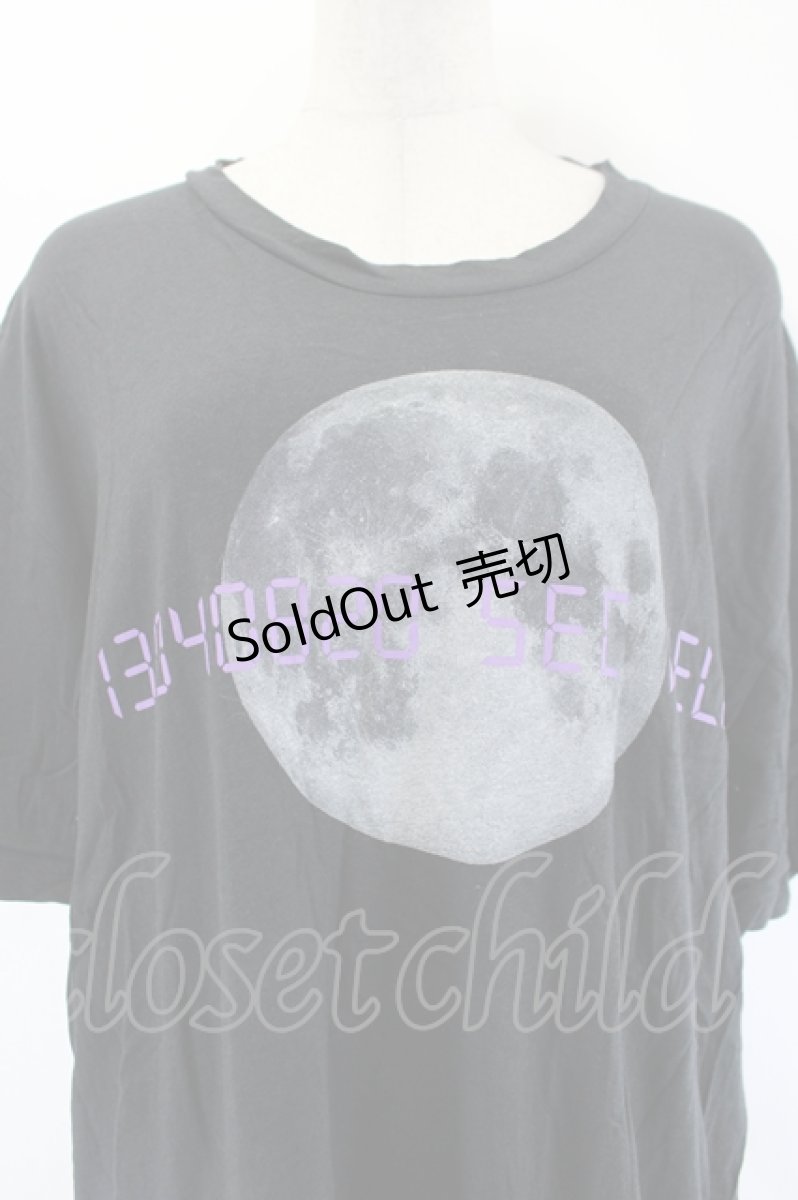 画像4: million dollar orchestra / ムーンプリントTシャツ  黒 I-26-08-11-025-GO-TO-TE-ZI (4)