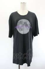 画像1: million dollar orchestra / ムーンプリントTシャツ  黒 I-26-08-11-026-GO-TO-TE-ZI (1)
