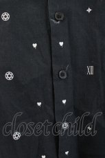 画像4: million dollar orchestra / モノグラムシャツ  黒 I-26-08-11-030-GO-BL-TE-ZI (4)