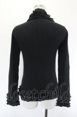 画像2: INGEBORG / ハイネックニットトップス  黒 I-26-08-11-041-LO-TO-SA-ZI (2)