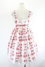 画像3: Angelic Pretty / Strawberry Dollジャンパースカート  白 I-26-08-11-051-AP-OP-TE-ZI (3)