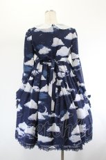 画像3: Angelic Pretty / Misty Skyワンピース  ネイビー I-26-08-11-052-AP-OP-TE-ZI (3)