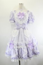 画像1: Angelic Pretty / Cupid Cafeワンピース  ラベンダー I-26-08-11-053-AP-OP-TE-ZI (1)