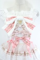 画像5: BABY,THE STARS SHINE BRIGHT / 【本店限定色】Sweet Best Wishesジャンパースカート&カチューシャセット  オフ白×ピンク I-26-08-11-054-BA-OP-TE-ZI (5)