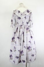 画像3: Melody BasKet / Violet laceヨーク切替ワンピース  ラベンダー I-26-08-11-056-LO-OP-TE-ZI (3)
