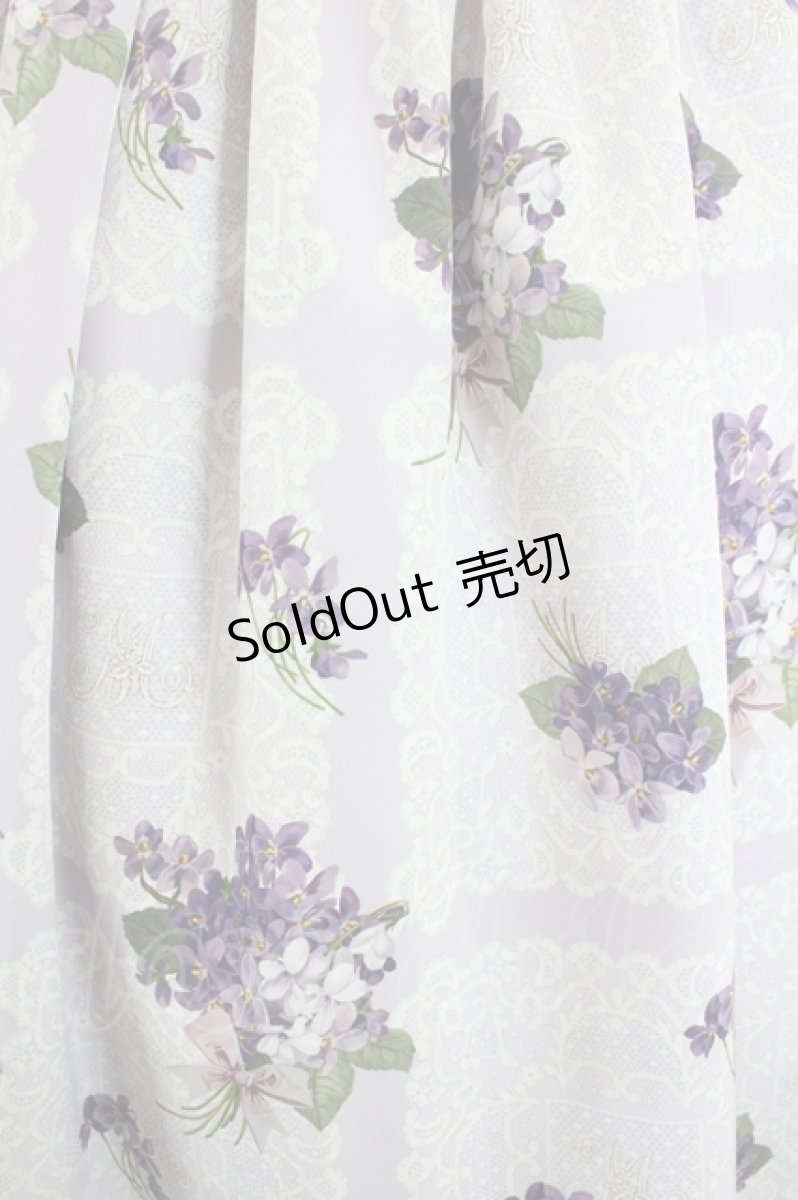 画像6: Melody BasKet / Violet laceヨーク切替ワンピース  ラベンダー I-26-08-11-056-LO-OP-TE-ZI (6)