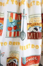 画像6: Benny's Desire / MILKプリントワンピース  オフ×イエロー I-26-08-11-057-LO-OP-TE-ZI (6)