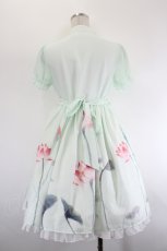 画像3: To Alice / チャイナ半袖ワンピース  ミント I-26-08-11-058-LO-OP-SA-ZI (3)