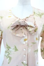 画像4: PINK HOUSE / 雛菊&鈴蘭柄ワンピース  ピンク I-26-08-11-074-LO-OP-TE-ZI (4)