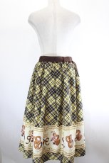 画像2: axes femme POETIQUE / プレッツェルベルト付スカート  ブラウン I-26-08-11-083-AX-SK-SA-ZI (2)