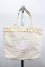 画像1: m petit by misako / NINA’Sコラボ ミニトートバック  生成り I-26-08-11-111-LO-BG-SA-ZI (1)
